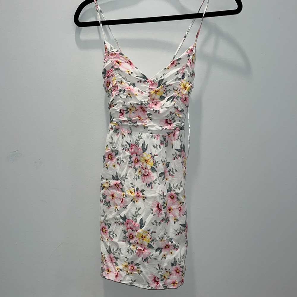Forever 21 Floral Corset Back Dress
